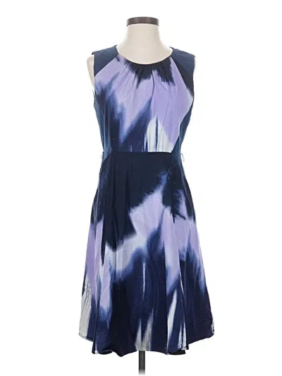 Pre-owned T Tahari Cocktail Dress In Blue