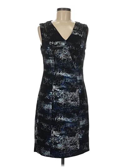 Pre-owned T Tahari Cocktail Dress In Blue