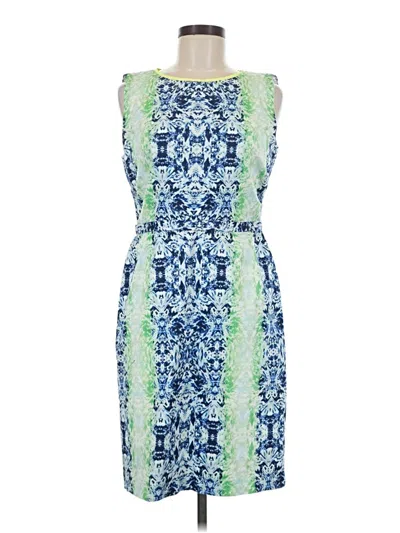 Pre-owned T Tahari Cocktail Dress In Blue