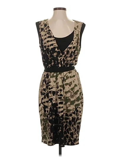 Pre-owned T Tahari Cocktail Dress In Brown