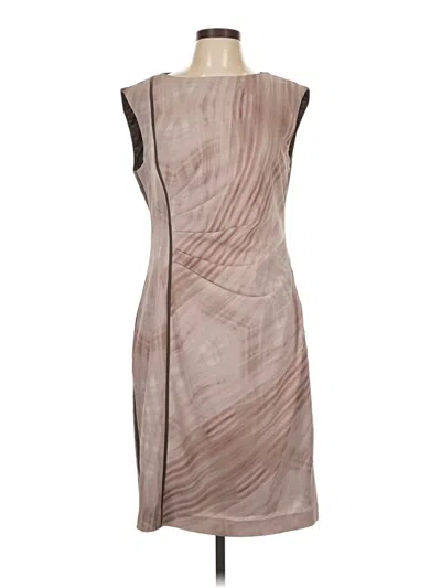 Pre-owned T Tahari Cocktail Dress In Brown
