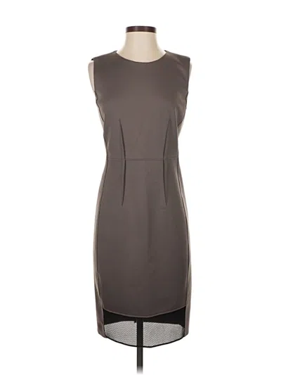 Pre-owned T Tahari Cocktail Dress In Gray