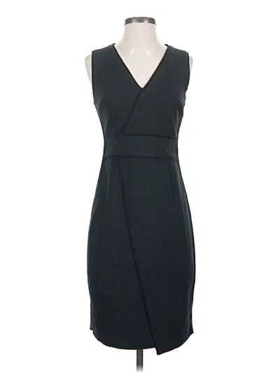 Pre-owned T Tahari Cocktail Dress In Gray