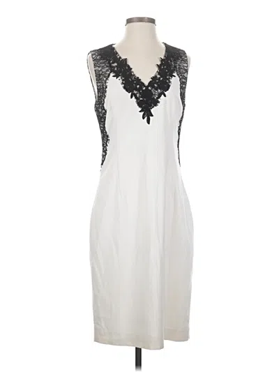Pre-owned T Tahari Cocktail Dress In Ivory