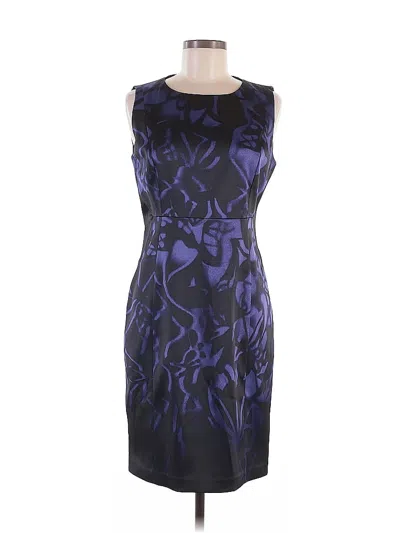 Pre-owned T Tahari Cocktail Dress In Purple
