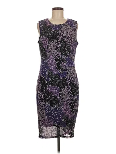 Pre-owned T Tahari Cocktail Dress In Purple