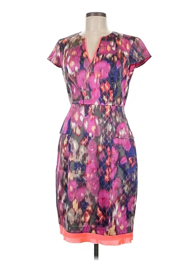 Pre-owned T Tahari Cocktail Dress In Purple