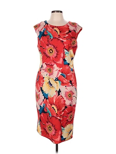 Pre-owned T Tahari Cocktail Dress In Red