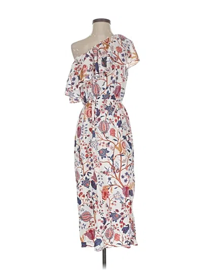 Pre-owned T Tahari Cocktail Dress In White