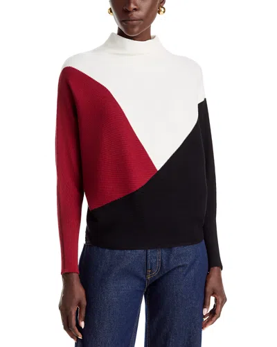 T Tahari Colorblock Dolman Sleeve Sweater In Multi