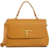 T Tahari Cortlandt Satchel In Brown