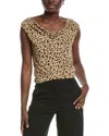 T Tahari Cowl Neck Sleeveless Top