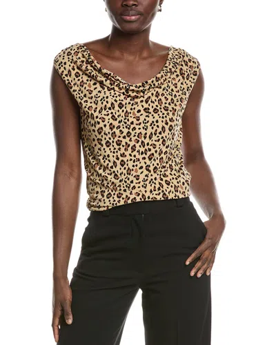 T TAHARI COWL NECK TOP