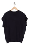 T Tahari Crewneck Shell Sweater In Black