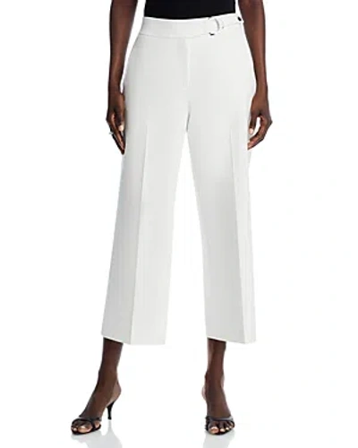 T Tahari Cropped Pants In White Star
