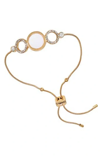 T TAHARI T TAHARI CRYSTAL SLIDER BRACELET