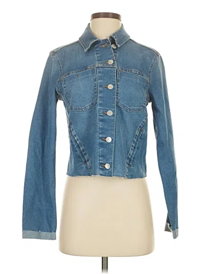 Pre-owned T Tahari Denim Jacket In Blue