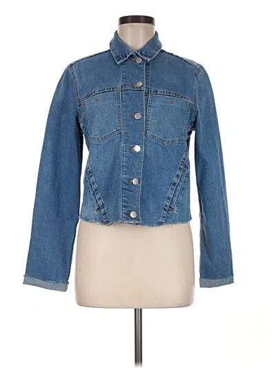 Pre-owned T Tahari Denim Jacket In Blue