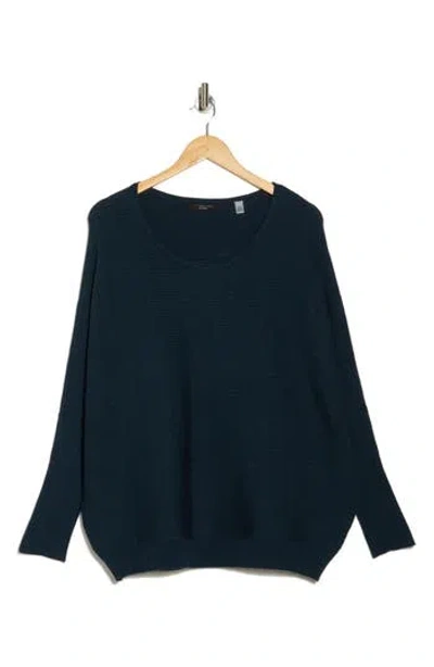 T Tahari Dolman Sleeve Sweater In Dark Teal