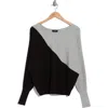 T Tahari Dolman Sleeve Sweater In Gray