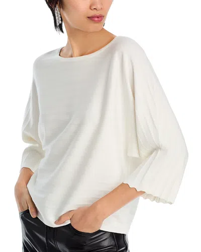 T Tahari Dolman Sleeve Top In White Star