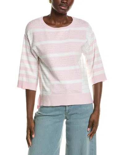 T Tahari Dolman Top In Multi
