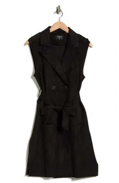 T Tahari Double Breasted Blazer Dress In Black