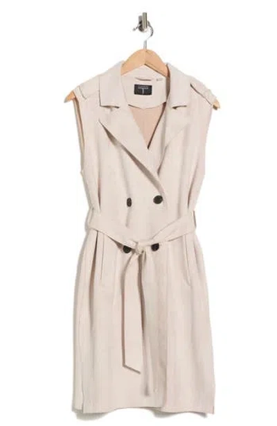 T Tahari Double Breasted Blazer Dress In Neutral
