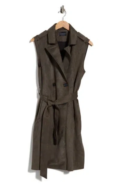 T Tahari Double Breasted Blazer Dress In Brown