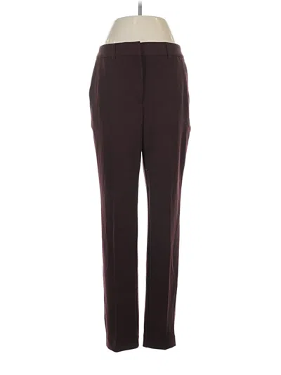 Pre-owned T Tahari Dress Pants In Burgundy