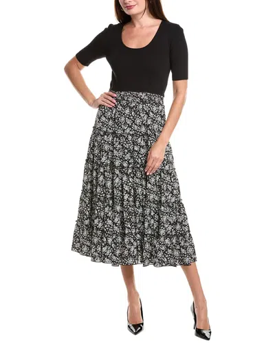 T TAHARI T TAHARI ELBOW MAXI DRESS