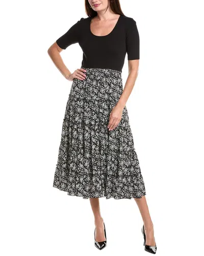 T TAHARI ELBOW MAXI DRESS