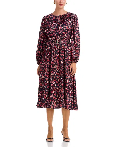 T Tahari Embellished Boat Neck Sweater In Brown