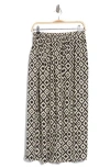 T Tahari Everyday Pull-on Skirt In Diamond Print