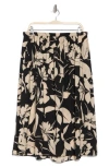 T Tahari Everyday Pull-on Skirt In Large Scale Photocopy