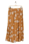T Tahari Everyday Pull-on Skirt In Toffee/peony