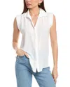 T Tahari Extended Shoulder Blouse
