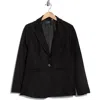 T Tahari Faux Suede Blazer In Black
