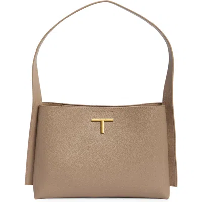T Tahari Flange Faux Leather Shoulder Bag