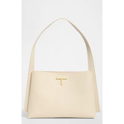 T Tahari Flange Faux Leather Shoulder Bag