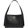 T Tahari Flange Faux Leather Shoulder Bag