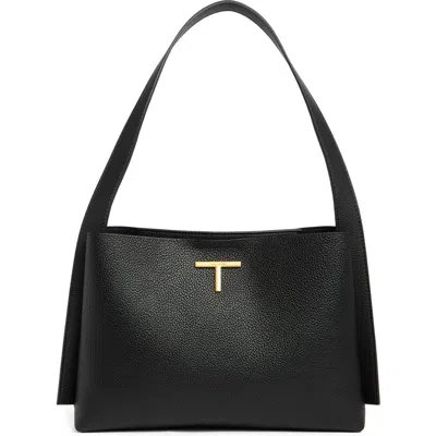 T Tahari Flange Faux Leather Shoulder Bag