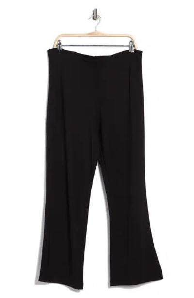 T Tahari Flare Leg Pants In Black