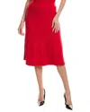 T Tahari Flare Midi Skirt