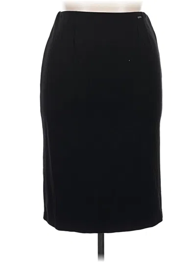 Pre-owned T Tahari Formal Skirt In Black