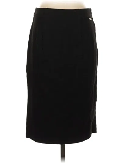 Pre-owned T Tahari Formal Skirt In Black