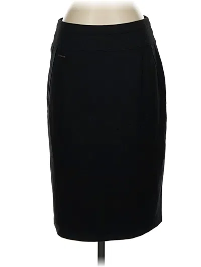 Pre-owned T Tahari Formal Skirt In Black