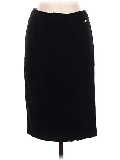 Pre-owned T Tahari Formal Skirt In Black