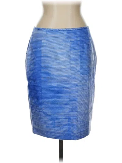 Pre-owned T Tahari Formal Skirt In Blue