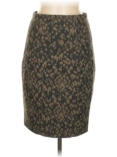 Pre-owned T Tahari Formal Skirt In Brown